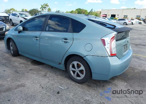 2014 Toyota Prius Three из США, поврежденный, VIN JTDKN3DU0E1809296